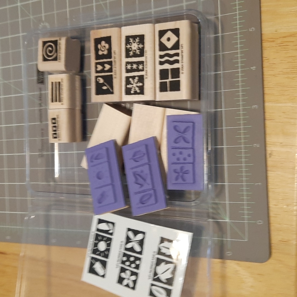 Suitable for Framing Stampin Up Set of 9